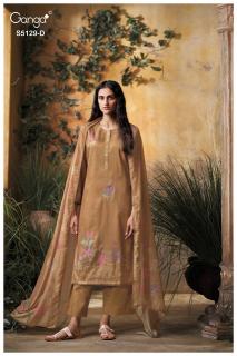 Ganga tanisha 5129 kolkata dress material wholesale market